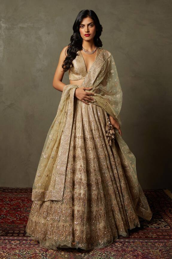 RI.Ritu Kumar Embroidered Lehenga Set