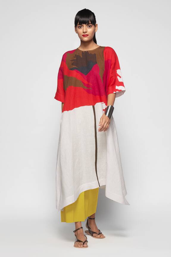 Payal Khandwala Linen Asymmetric Tunic