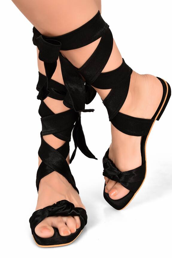 Sole House Lace-Up Gladiator Heel Sandals