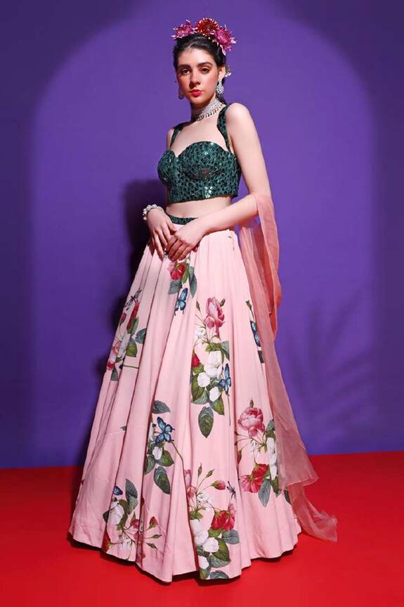 Mahima Mahajan Printed Lehenga Set