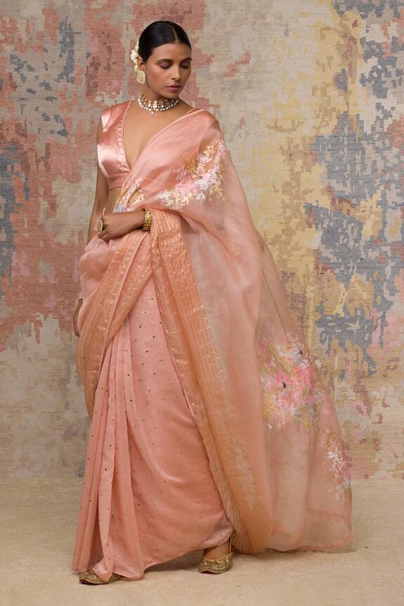 Devnaagri Silk Organza Saree with Blouse