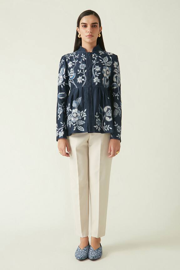 Payal Pratap Jimbaran Chanderi Embroidered Jacket
