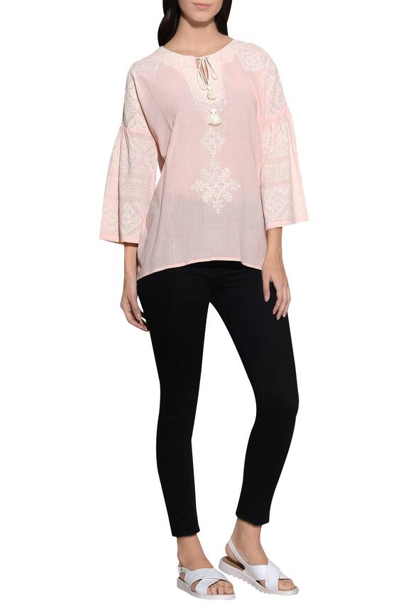 Umbar Embroidered Cotton Top