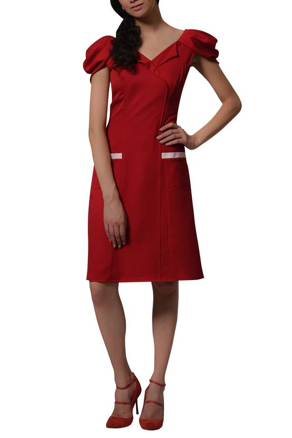 Manika Nanda Red Short Dress