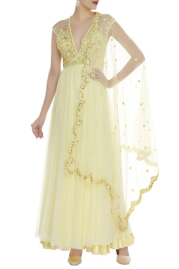 Seema Khan Embellished anarkali kurta with dupatta