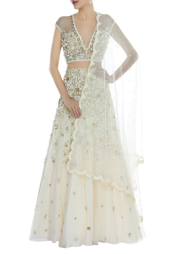Seema Khan Embroidered Lehenga Set