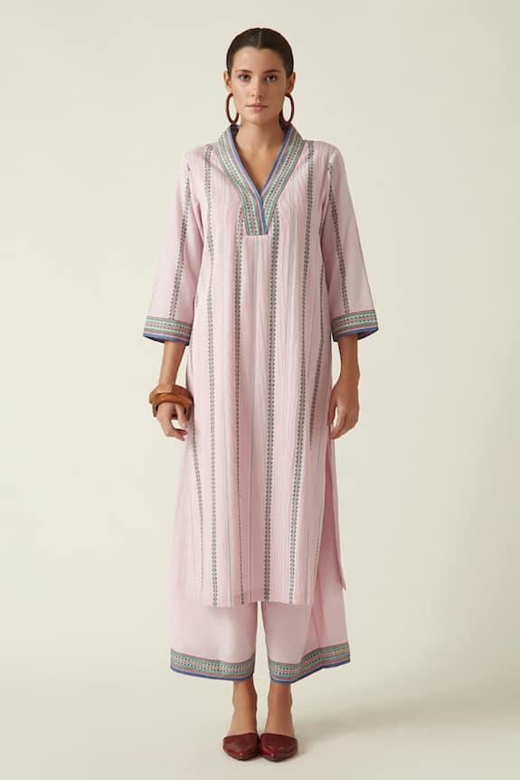 Payal Pratap Poricini Cotton Handloom Kurta & Pant Set