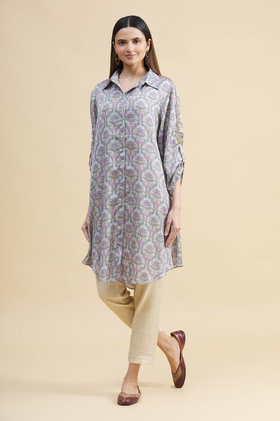 Zeel Doshi Silk Printed Tunic