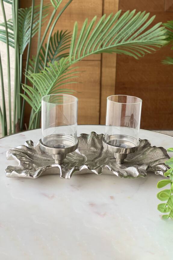 Mason Home Ambrai Leaf Candle Holder