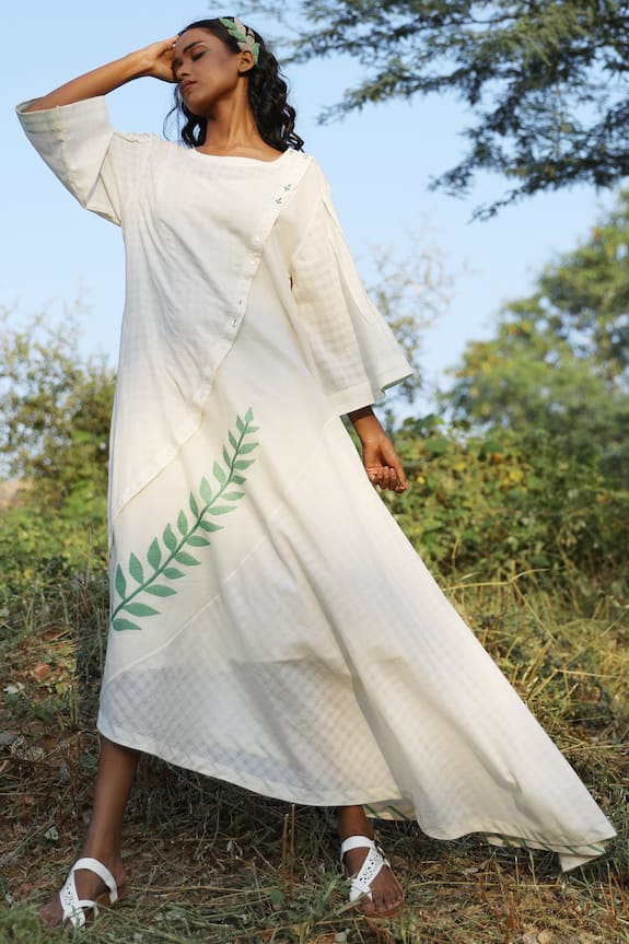 Amita Gupta Handwoven Cotton Jamdani Tunic