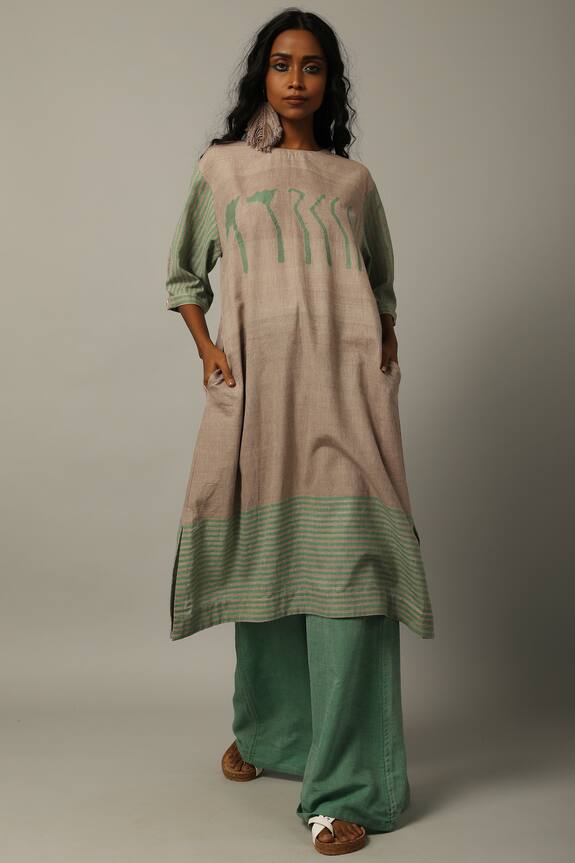 Amita Gupta Handwoven Cotton Jamdani Tunic