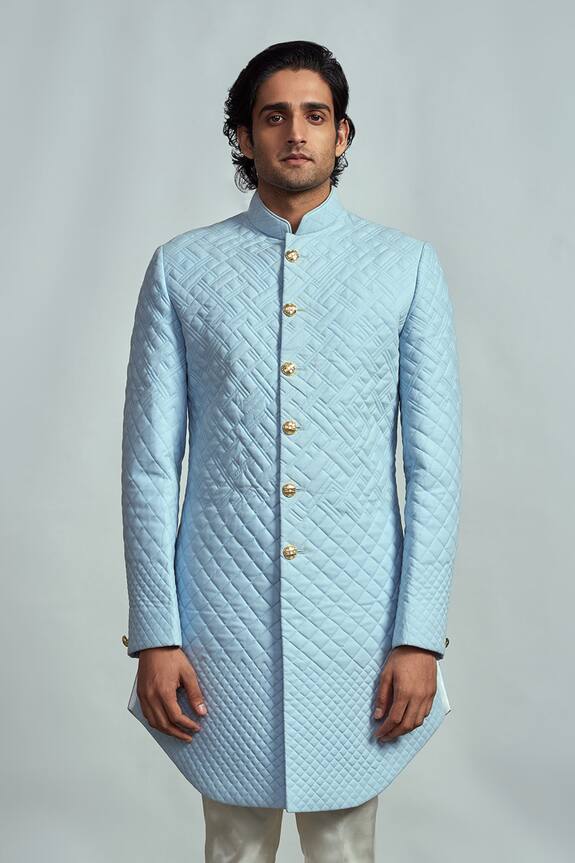 Arjun Kilachand Quilted Sherwani