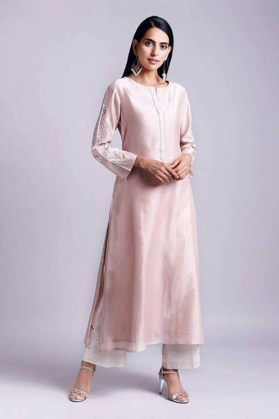 Anantaa by Roohi Silk Chanderi Kurta