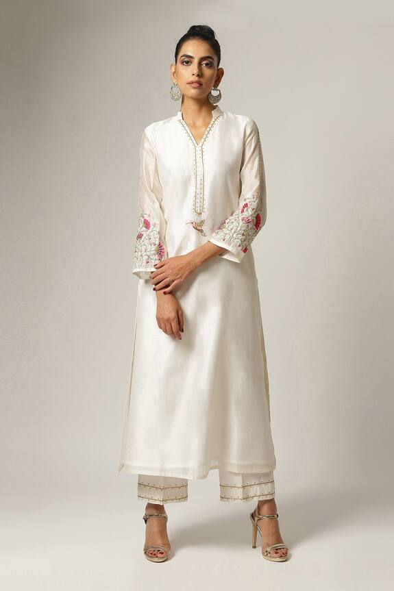 Anantaa by Roohi Silk Chanderi Kurta