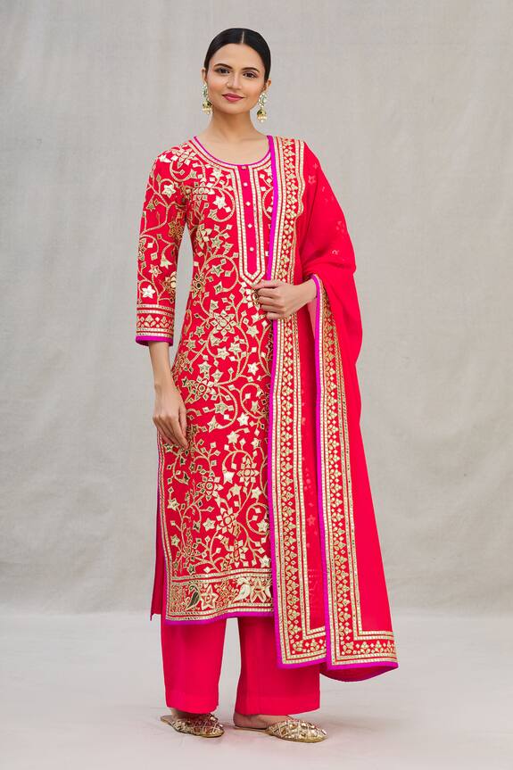 ASAL by Abu Sandeep Embroidered Kurta Set