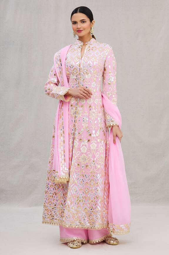 ASAL by Abu Sandeep Embroidered Jacket Kurta Set