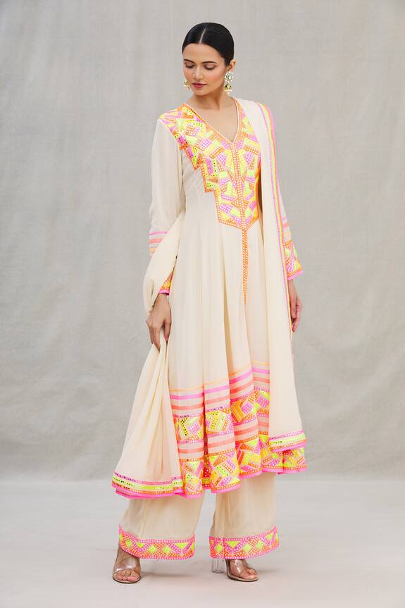 ASAL by Abu Sandeep Embroidered Anarkali Set