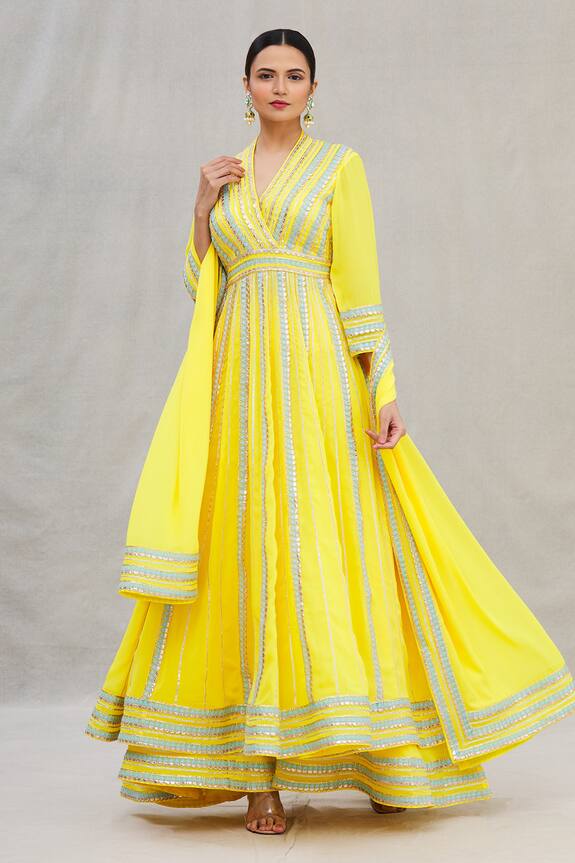 ASAL by Abu Sandeep Embroidered Anarkali Set