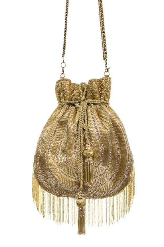 SG Collection by Sonia Gulrajani Aura Embroidered Potli Bag