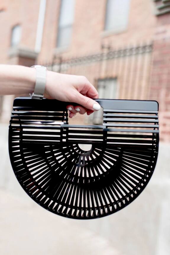 Sephyr Arya Geometric Cutout Detail Handbag