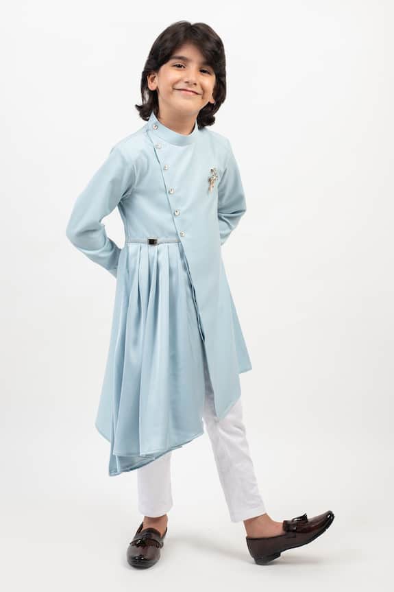 Partykles Pleated Kurta Set