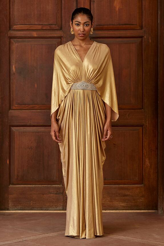 Dania Siddiqui Hathor Front Embellished Gown