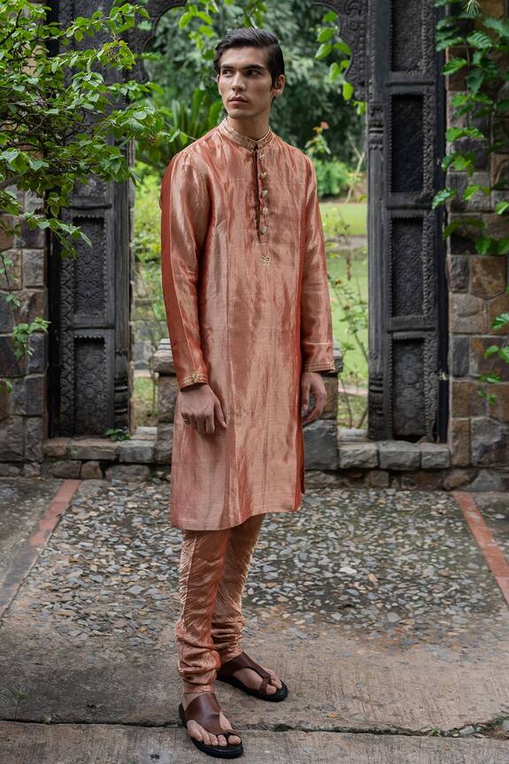 Deepthee Tissue Silk Kurta & Churidar Set
