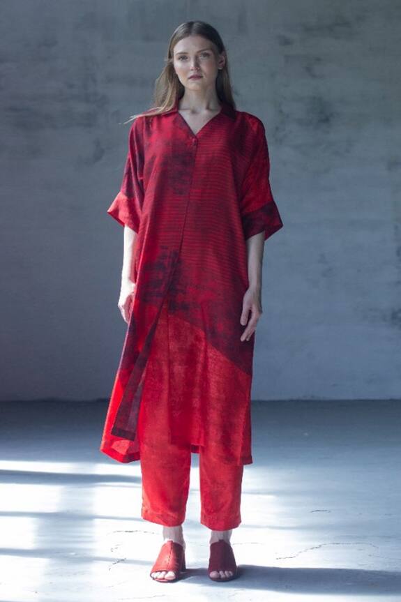 Clos Half Sleeves Tunic & Pant Set