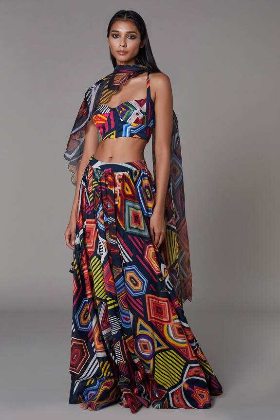 Saaksha & Kinni Abstract Print Dupatta