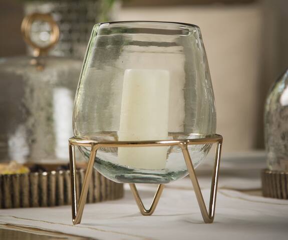 Elm & Oak Orb Candle Holder