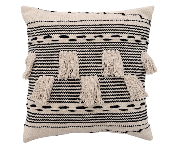 Gharghar Elegant Handwoven Cushion Cover With Filler