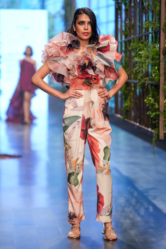 Gauri & Nainika October Print Jumpsuit