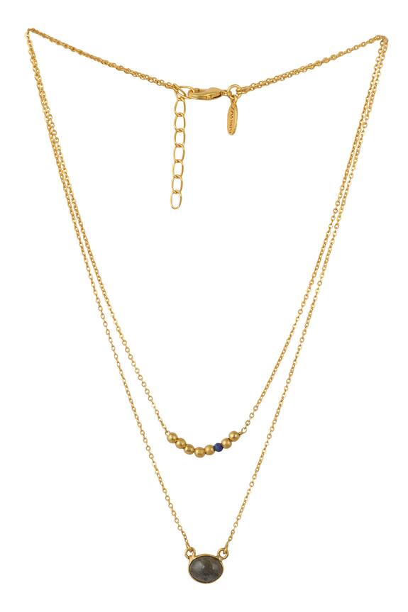 Zariin Pisces Stone Layered Necklace