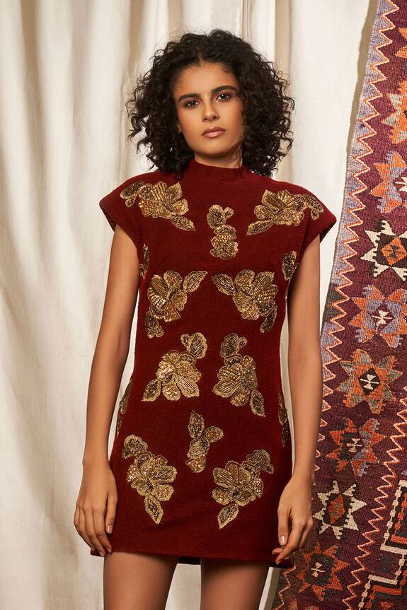 Nikita Mhaisalkar Embroidered Dress