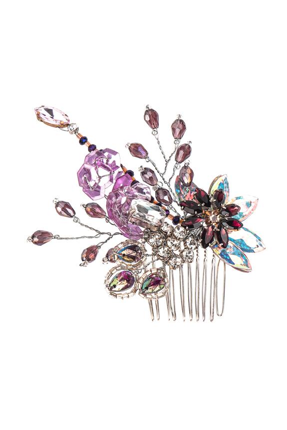 Born Flash Hoatzin Embellished Hair Comb