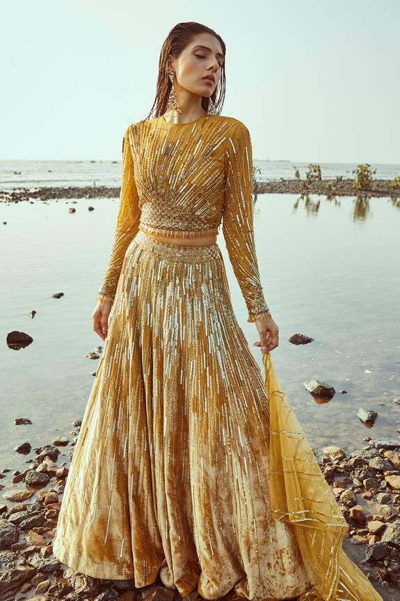 House of Musafir Embellished Lehenga Set