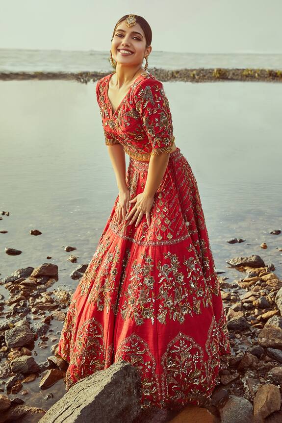 House of Musafir Embellished Lehenga Set