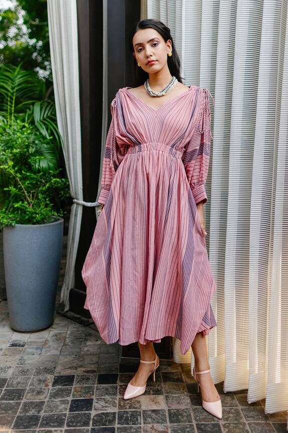 House of Fett Striped Dress