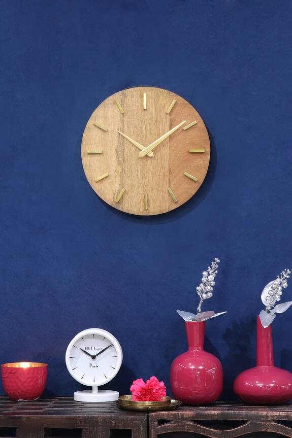 Cocovey Homes Wooden Wall Clock