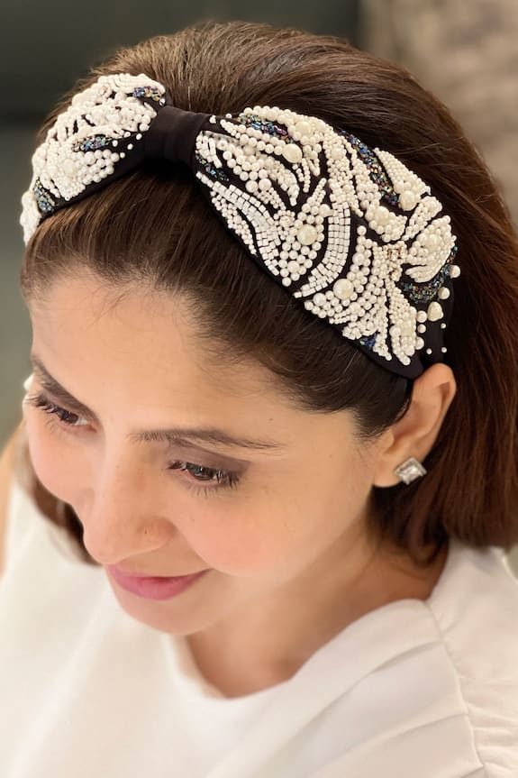 Joey & Pooh Juliette Embroidered Hairband