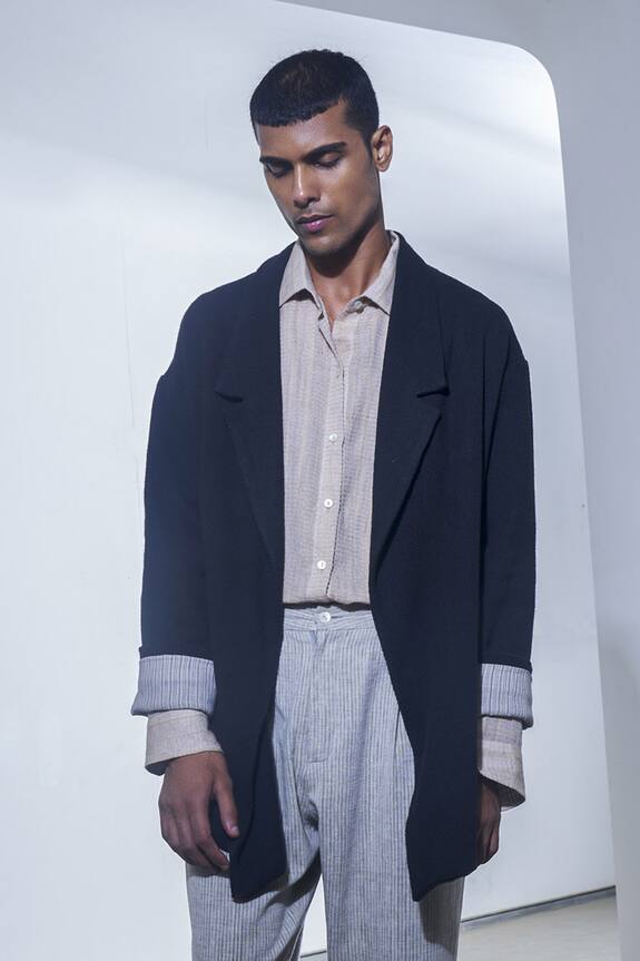 Urvashi Kaur Organic Cotton Shirt with Jacket
