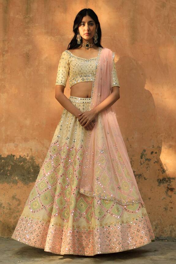 Angad Singh Embroidered Lehenga Set
