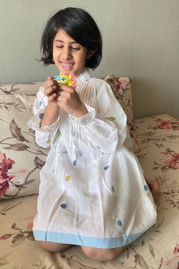 Khela Polka Dot Print Dress
