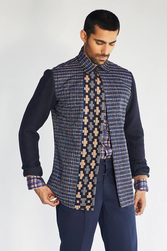 Kunal Anil Tanna Cotton Jacket & Pant Set