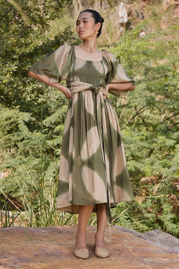 Kharakapas Far Away Tie Dye Dress