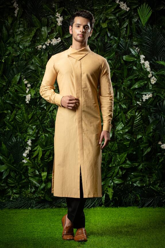 Mirroir Cotton Silk Quilted Kurta