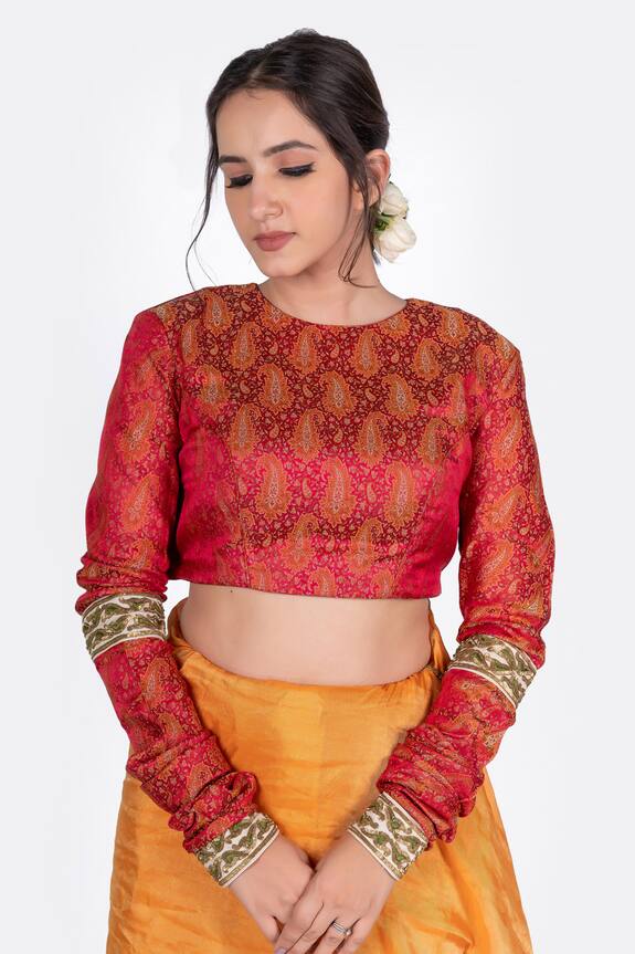 Mimamsaa Lili Gathered Sleeve Blouse