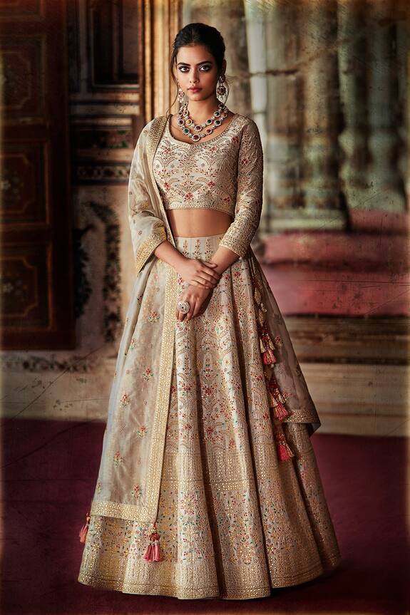 Matsya Embroidered Lehenga Set