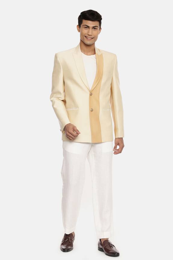 Mayank Modi - Men Colorblock Blazer