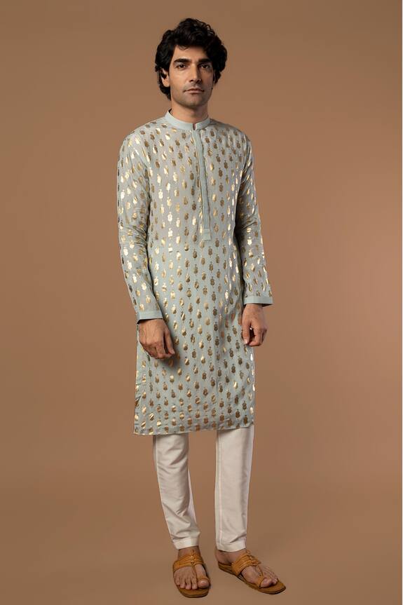 Masaba Teardrop Foil Print Kurta